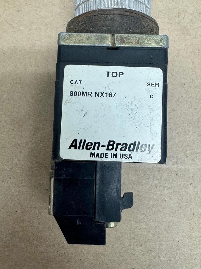 Used Allen Bradley 800MR-NX167 Selector Switch, No Knob