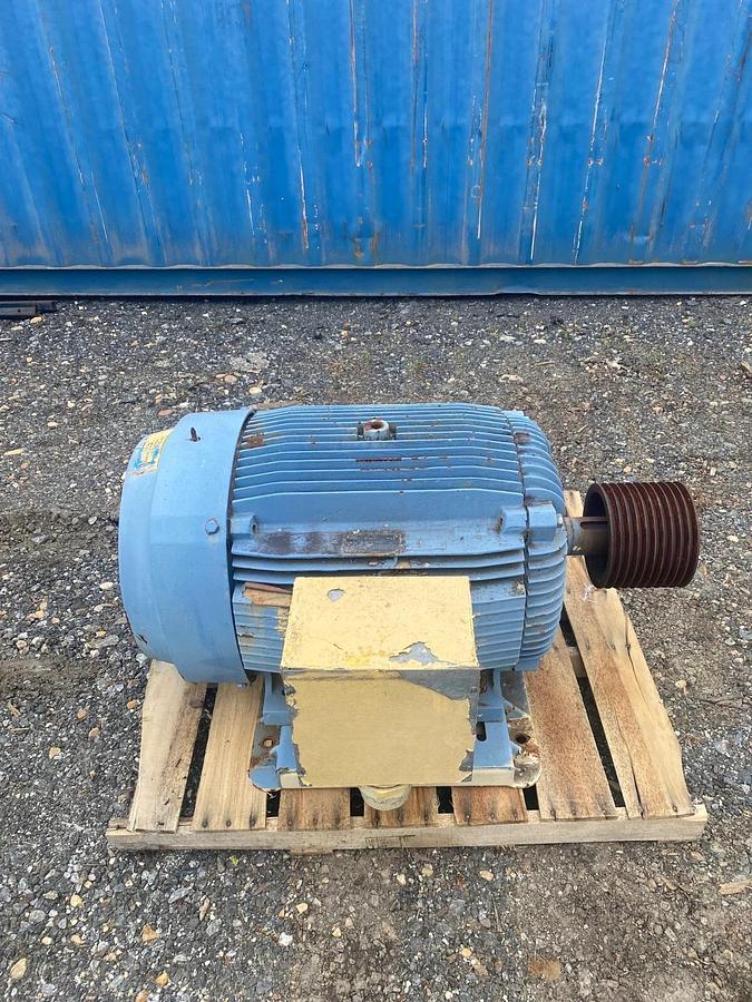 Used Weg IPE125-444T Motor, 125 HP, 1780 RPM, 460 Volt, 3 Phase