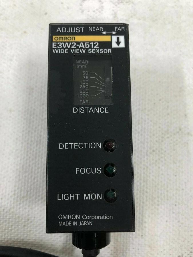 Used Omron S3D-P Setting Unit with E3W2-A512 Wide View Sensor