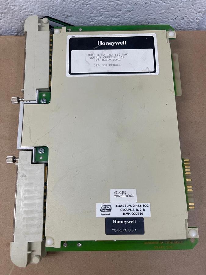 Used Honeywell 621-2150 Output Module, 115 VAC