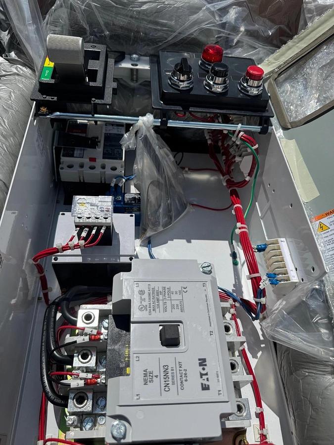 Used Eaton HMCP150U4C/ CN15NN3, 150A Circuit Breaker, Size 4 Magnetic Contactor 135A