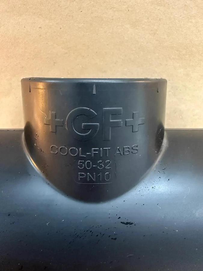 Georg Fischer Cool Fit ABS 90° Reducing Tee d50-d32 PN10 D50, 73820164, Lot of 3