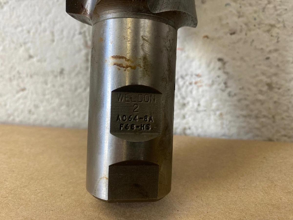 Weldon AC64-8A End Mill, 2” Diameter, 1-1/4” Shank Diameter, 4 Flute