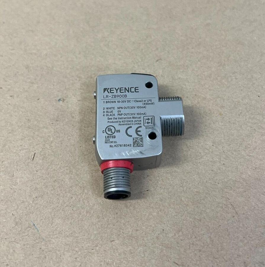 Used Keyence LR-ZB90CB Self Contained Laser Sensor