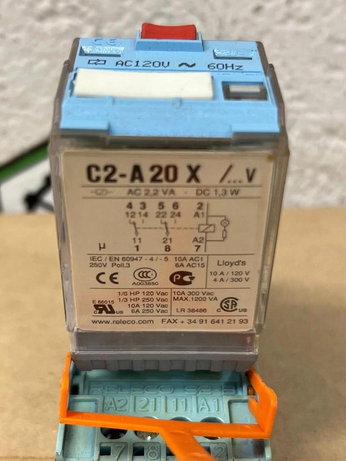 Used Releco MR-C Relay, 60Hz
