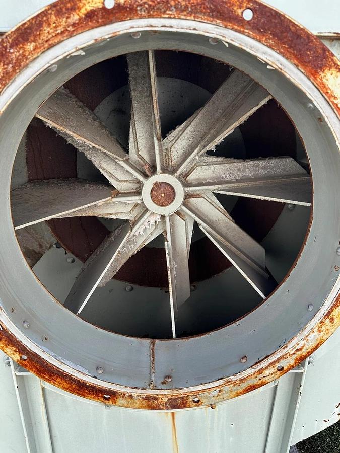 Used Kimbel KGMD-50, Bottom Horizontal CCW 270 Blower, 30TE Hp Motor, 1780RPM 575V