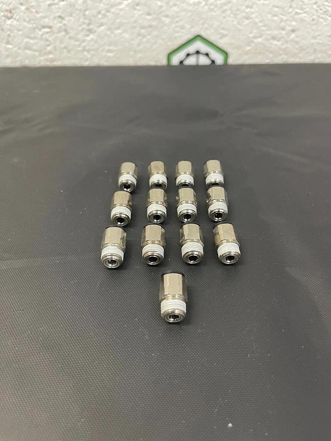 Used Legris Push-to-Connect Tube to Male NPT Tube Fitting, Connector, 1/8” Thread