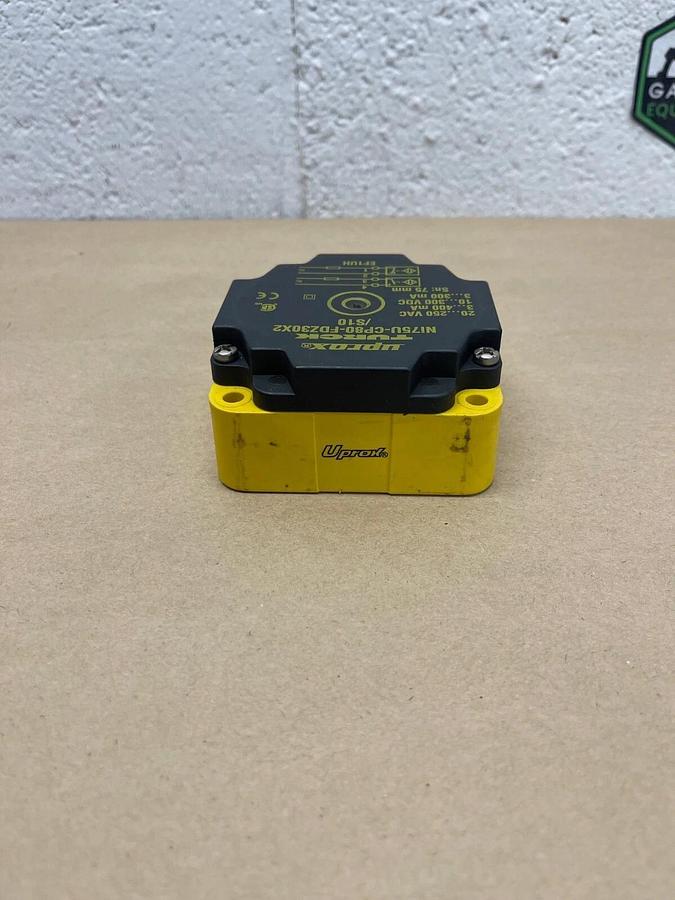 Used TURCK Ni75U-CP80-FDZ30X2 Proximity Sensor, 250 VAC, 300 VDC