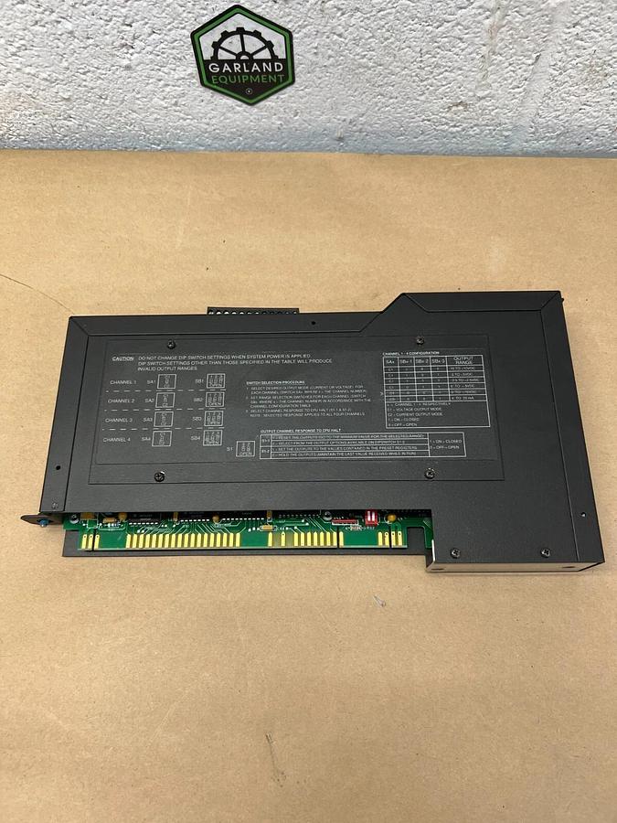 Used Square D ROM122 Series E SY/MAX Analog Output Module