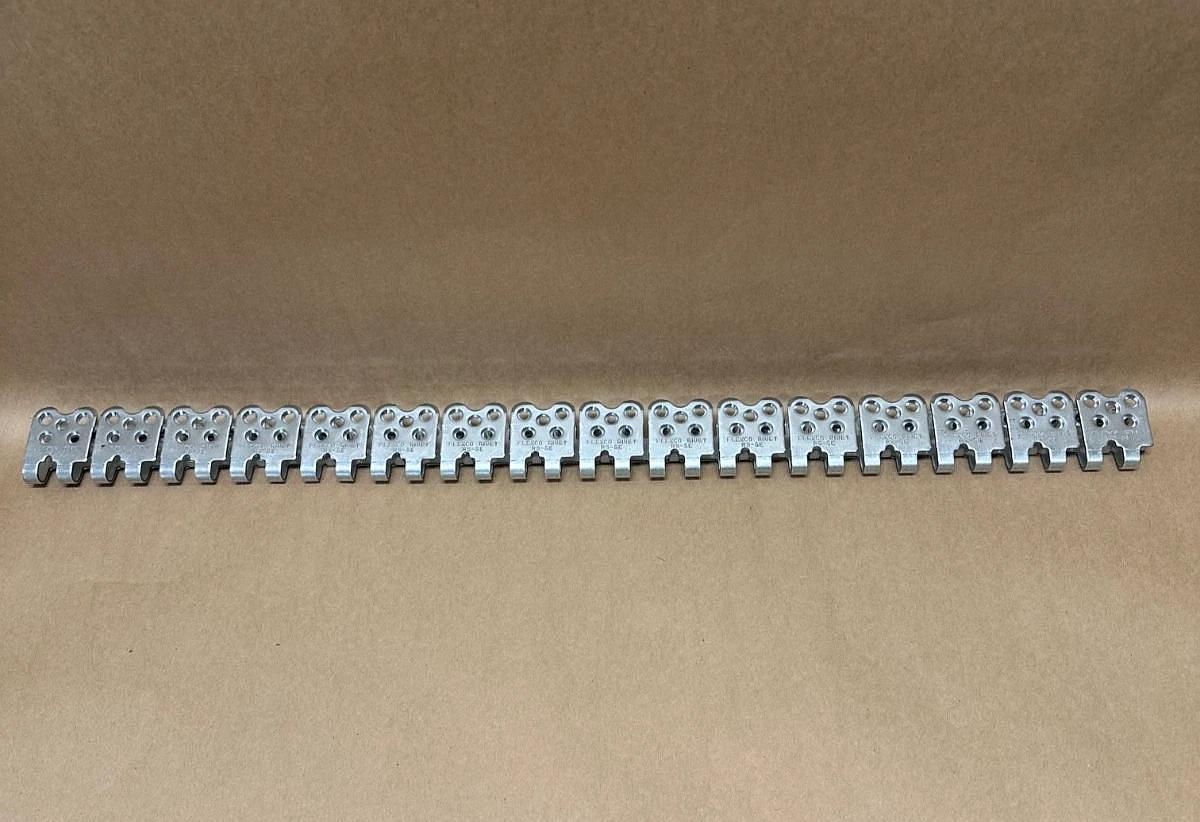 Used Flexco SR 41276 Scalloped Edge Steel Fasteners