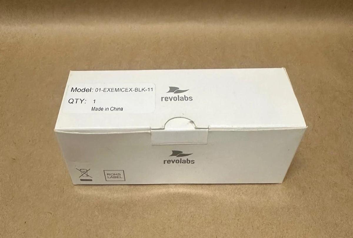 Used Revolabs 01-EXEMICEX-BLK-11 Solo Single Channel Wireless Microphone *NEW*