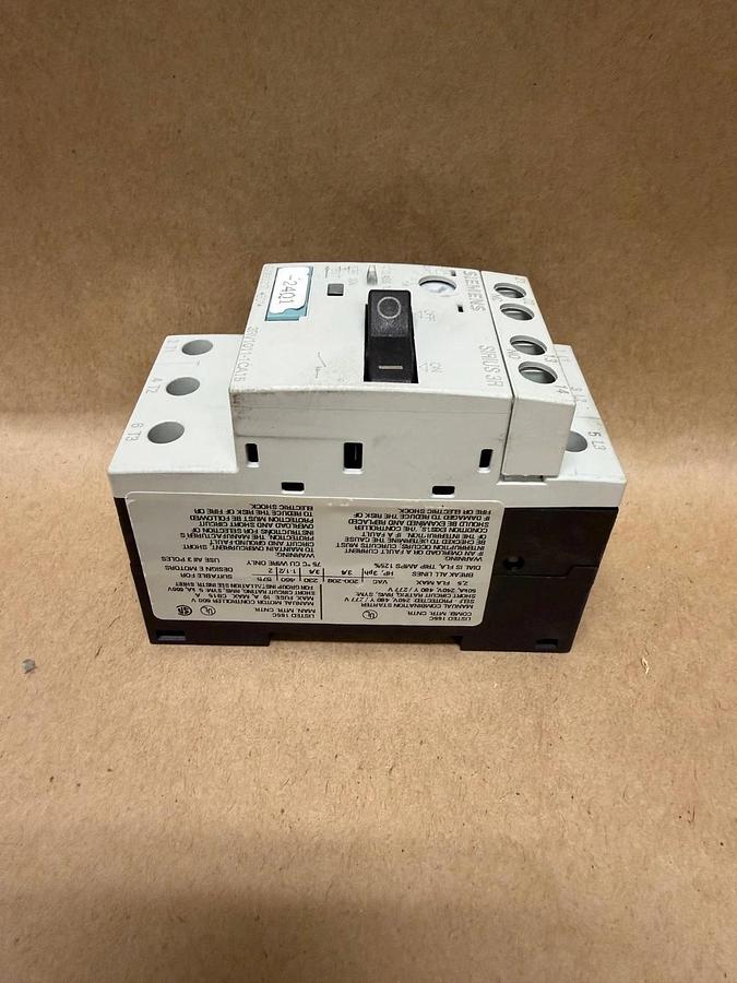 Used Siemens 3RV1011-1CA15 Motor Starter Breaker