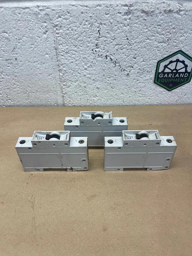 Used Siemens 5SX1 G 6A Circuit Breaker - Lot of 3