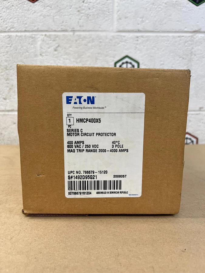 Used Eaton HMCP400X5 Series C Motor Circuit Protector, 400Amps, 3 Pole