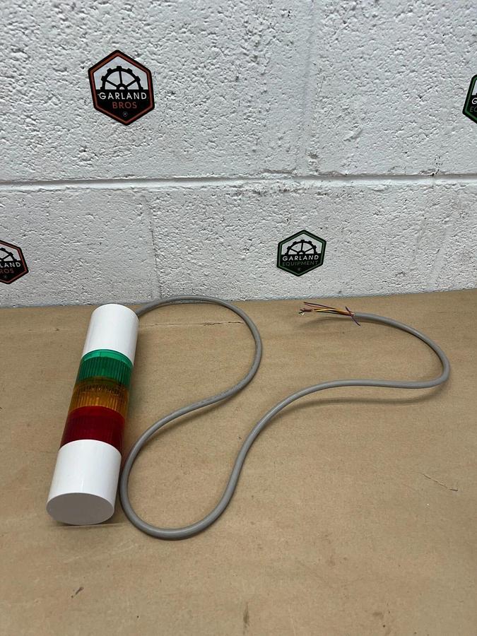 Used Patlite LR6-02WJB 24 VDC LED Tower Light (Green, Yellow, Red)