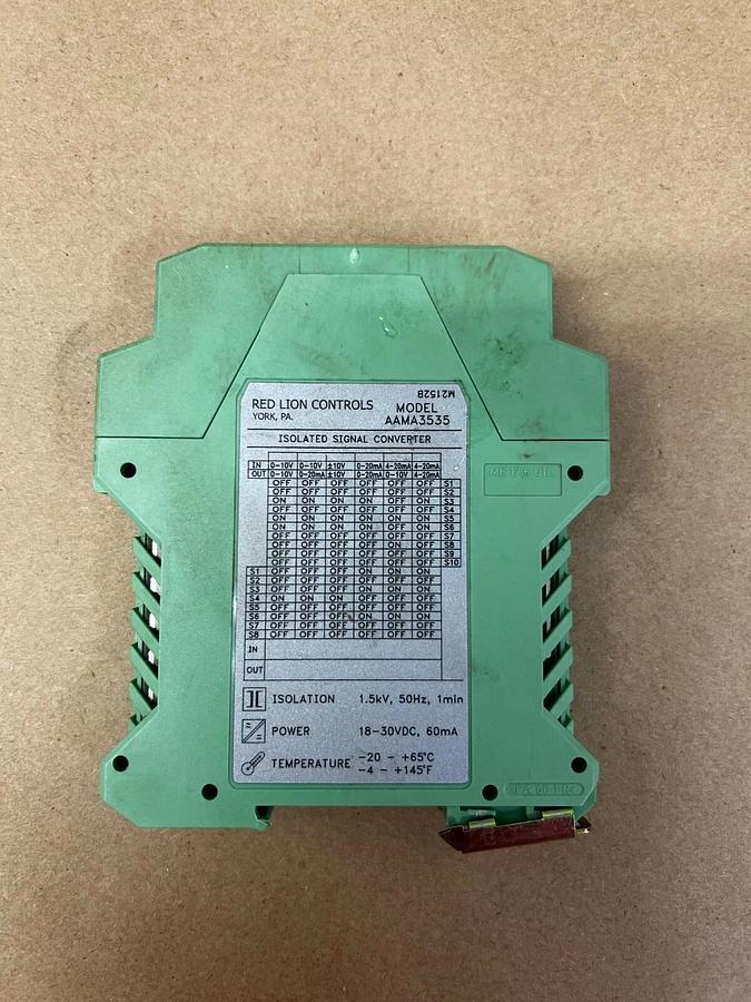 Used Red Lion Controls AAMA3535 Signal Conditioning Module
