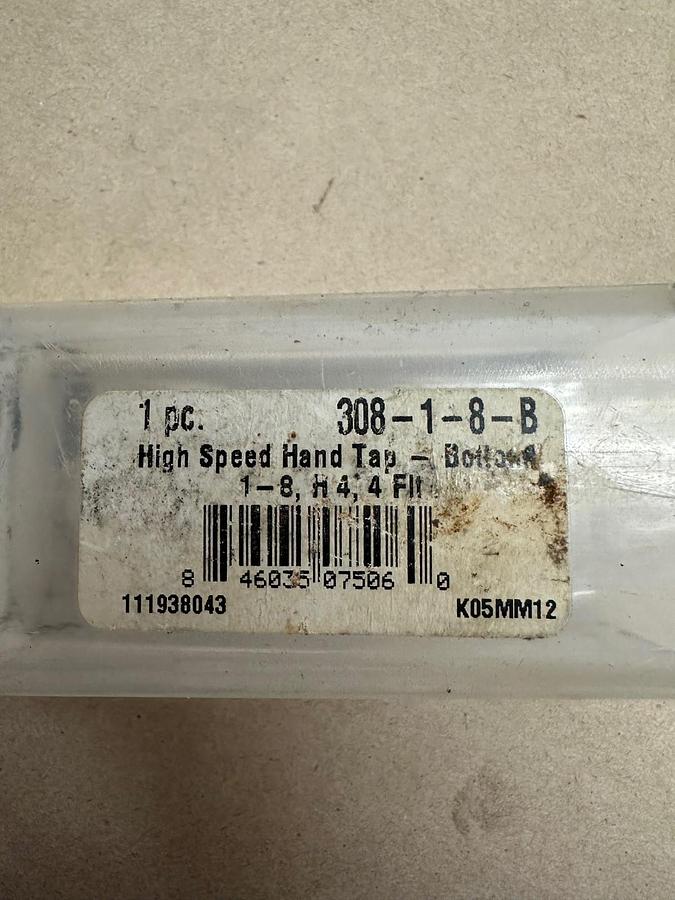 Champion 308-1-8-B High Speed Hand Tap - Bottom