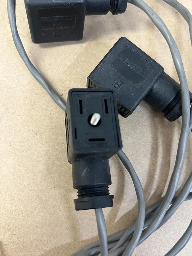 Used Festo Solenoid Coil Connector - Lot of 7
