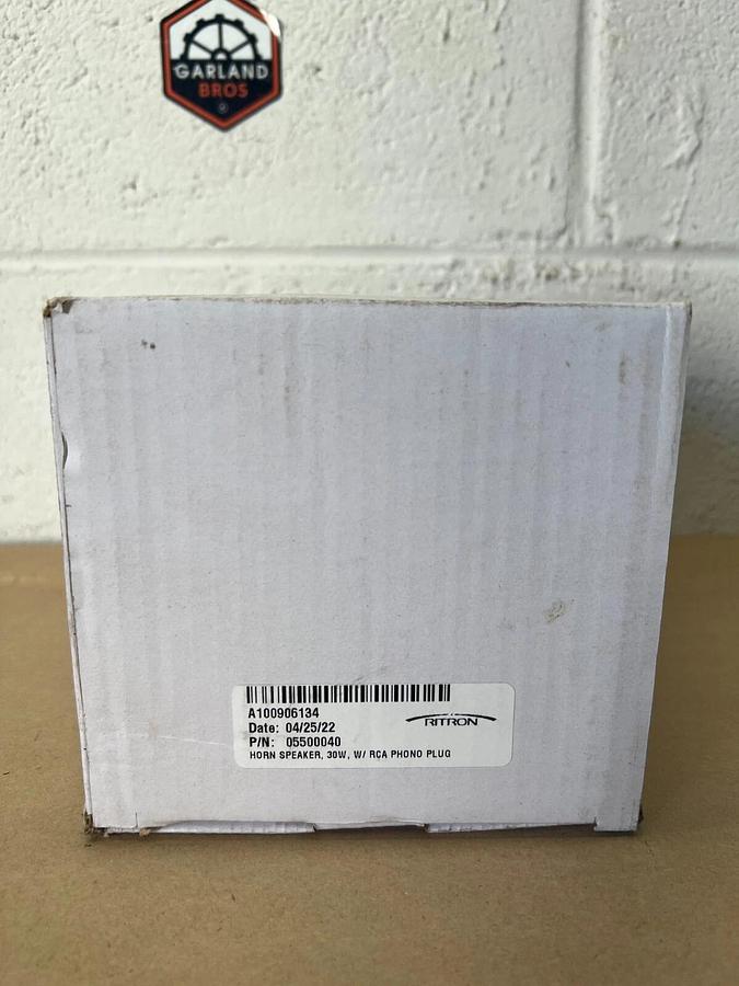 Used Ritron 05500040 30W Speaker Horn, w/ RCA Phono Plug