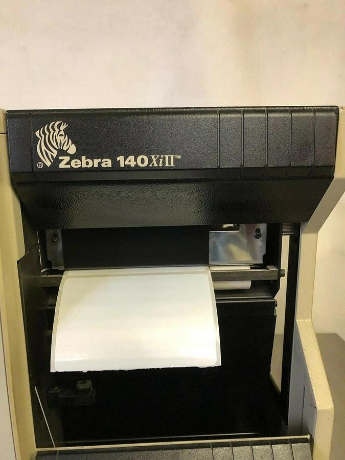 Used Zebra 140xiII Thermal Label Printer with Power Cord