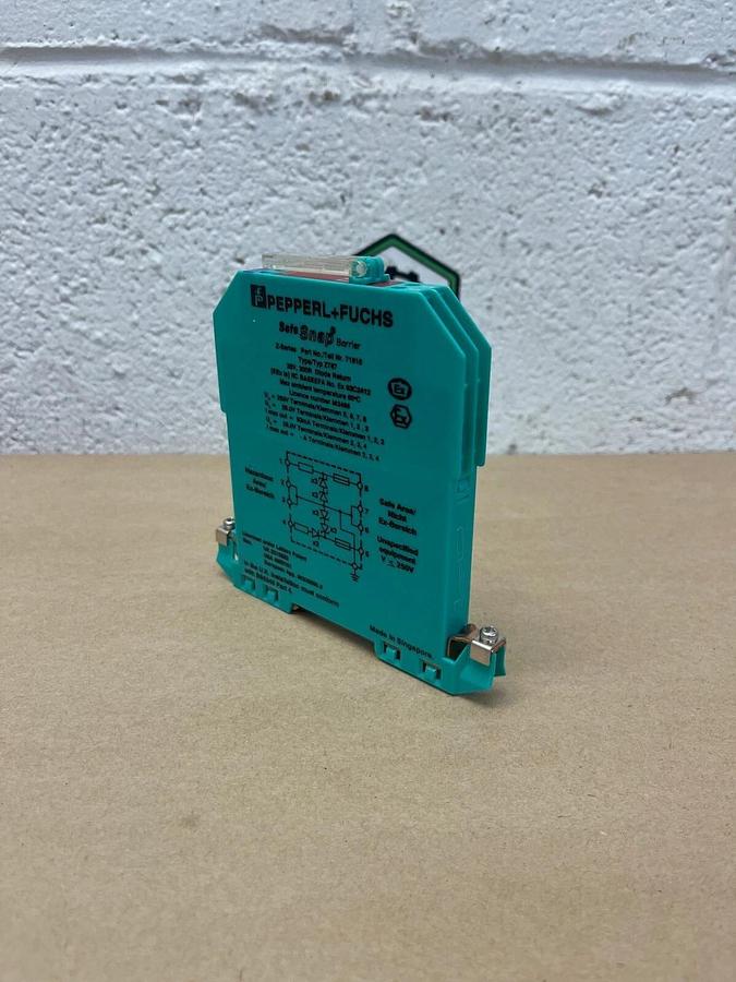 Used Pepperl + Fuchs Z787 Safe Snap Barrier, Z-Series, Part No. 71816