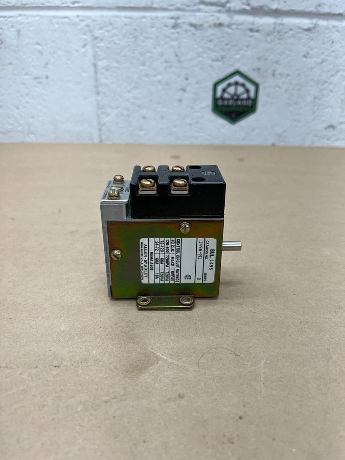 Used Allen Bradley 1496-N1 Ser. B N.O-N.C. Contact 1/20-180 Seconds