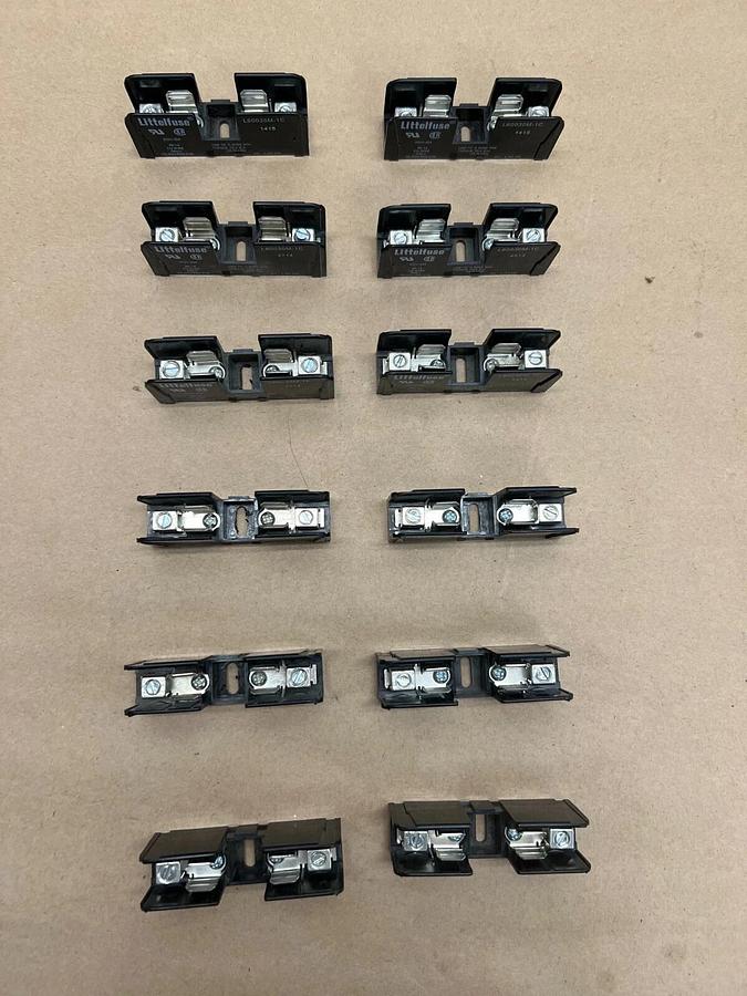 Used Littelfuse L60030M-1C 600V-30A Fuse Holder Block - Lot of 12