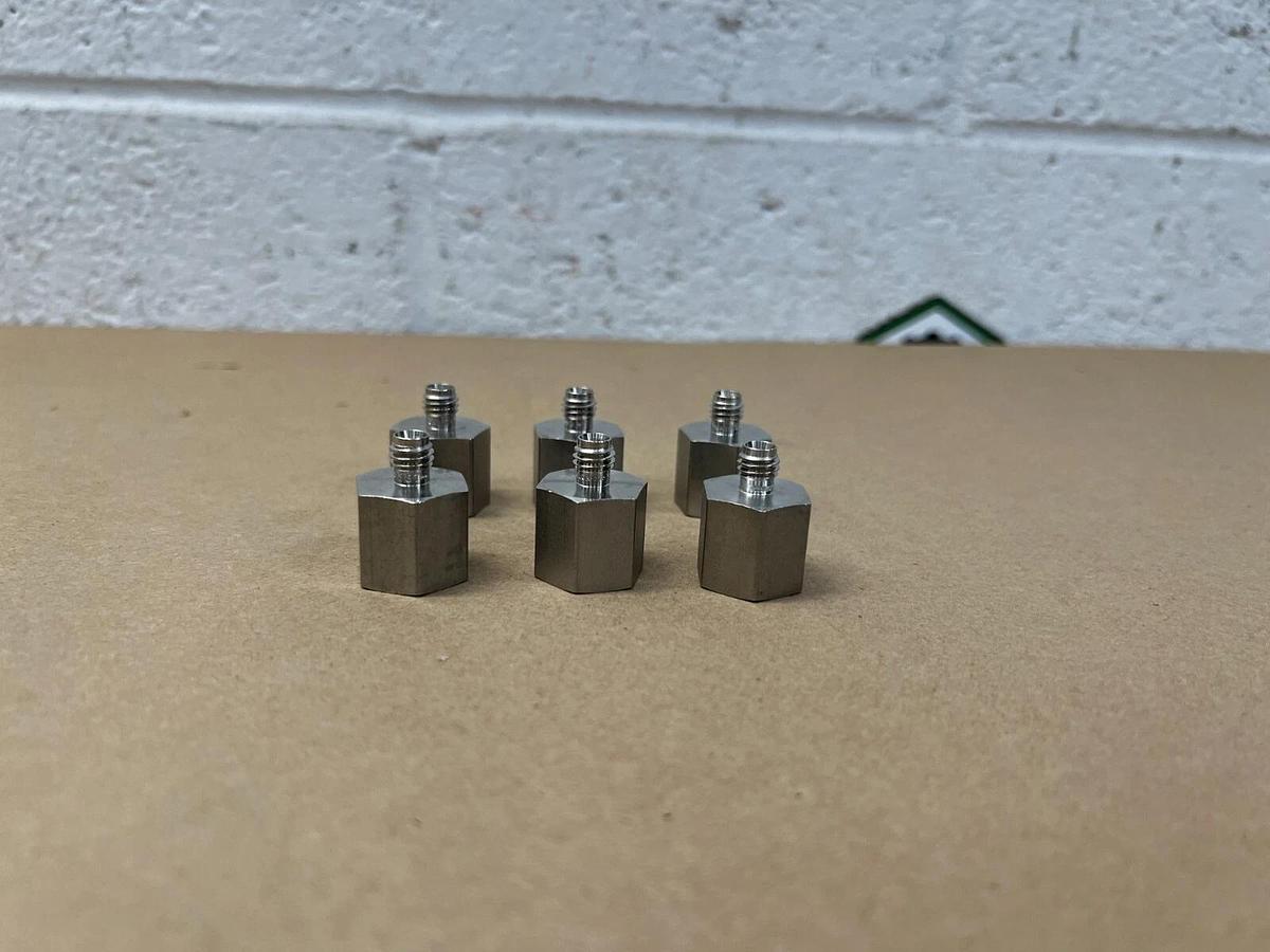 Used Swagelok 316 VCV Connection Stainless Steel - Lot of 6