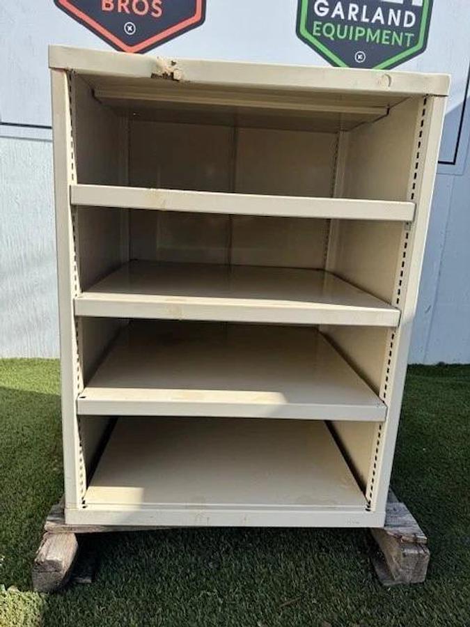 Used Industrial Tool Cabinet 3-Shelf W: 29-3/4” D: 27-3/4” H: 39-1/4"