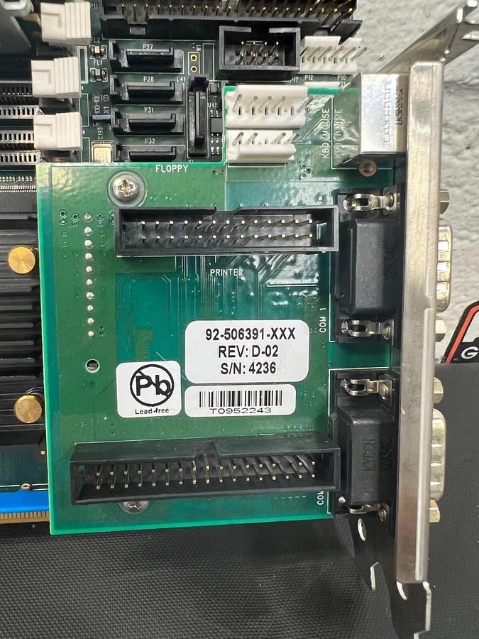 Used Trenton 92-506633-XXX REV: F-04 PCIE Mainboard