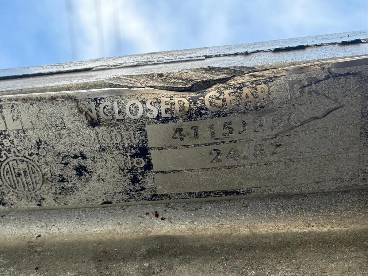 Used Falk 4115J25C Quadrive, Ratio 24.82:1, Toshiba B0024FLF2AMH03, 2 HP @ 1735 RPM