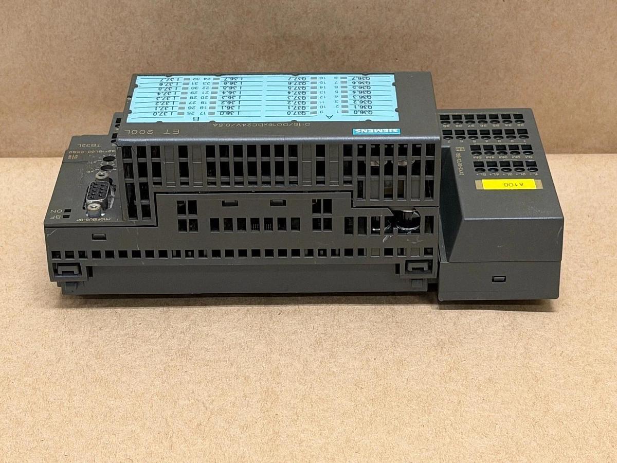 Used Siemens 193-1CL00-0XA0 & 133-1BL00-0XB0 Terminal Block