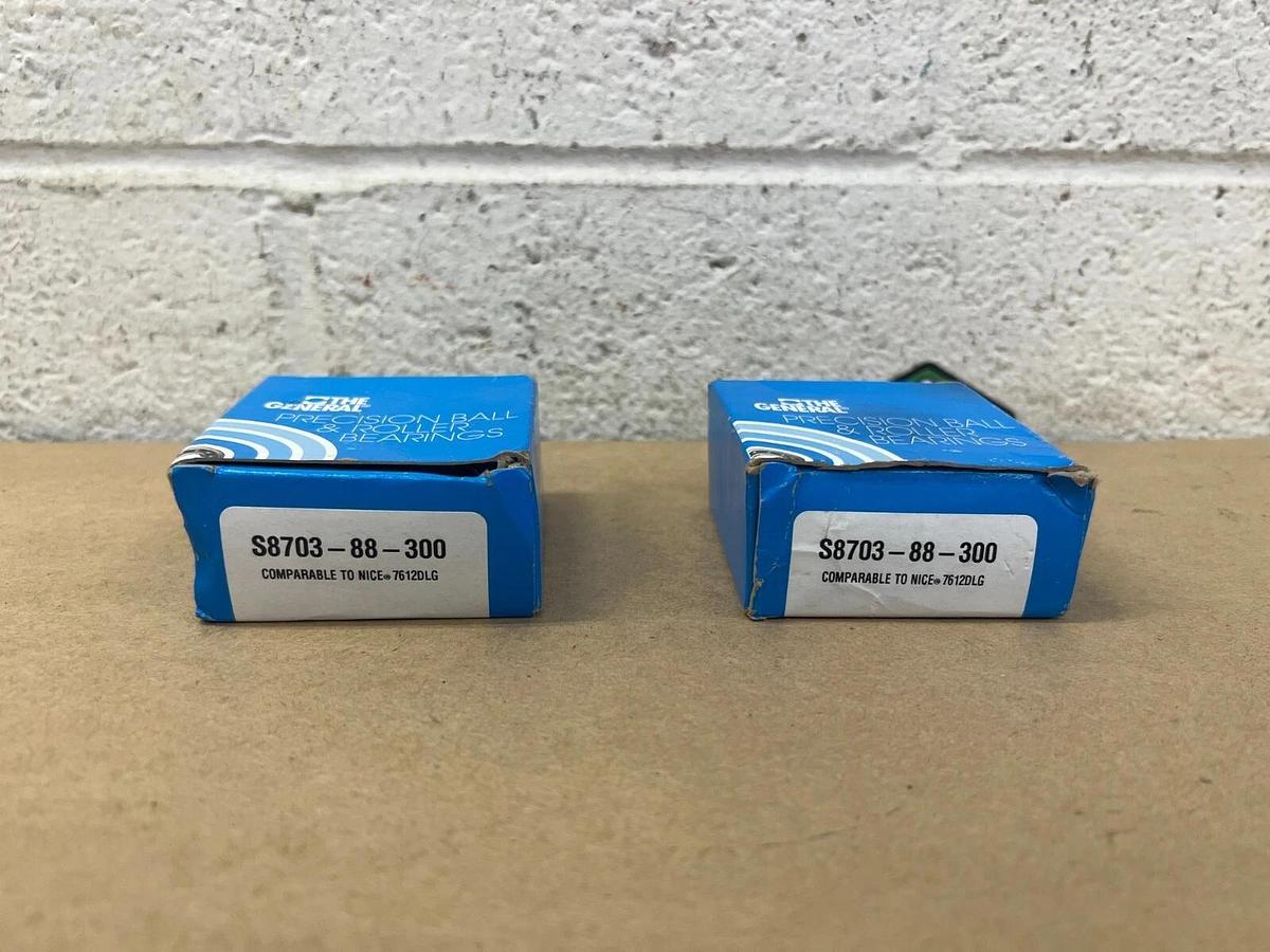 The General S8703-88-300 Deep Groove Ball Bearing - Lot of 2