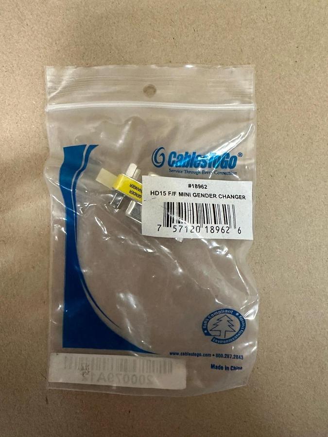 Used HD15 F/F MINI Gender Changer Female to Female Coupler - Lot of 16