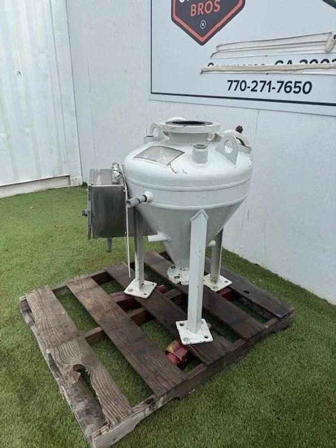 Used Arrow Tank & Engineering Co. 2 Cubic Foot Cone, 75” Diameter, Drawing # 9070A-10