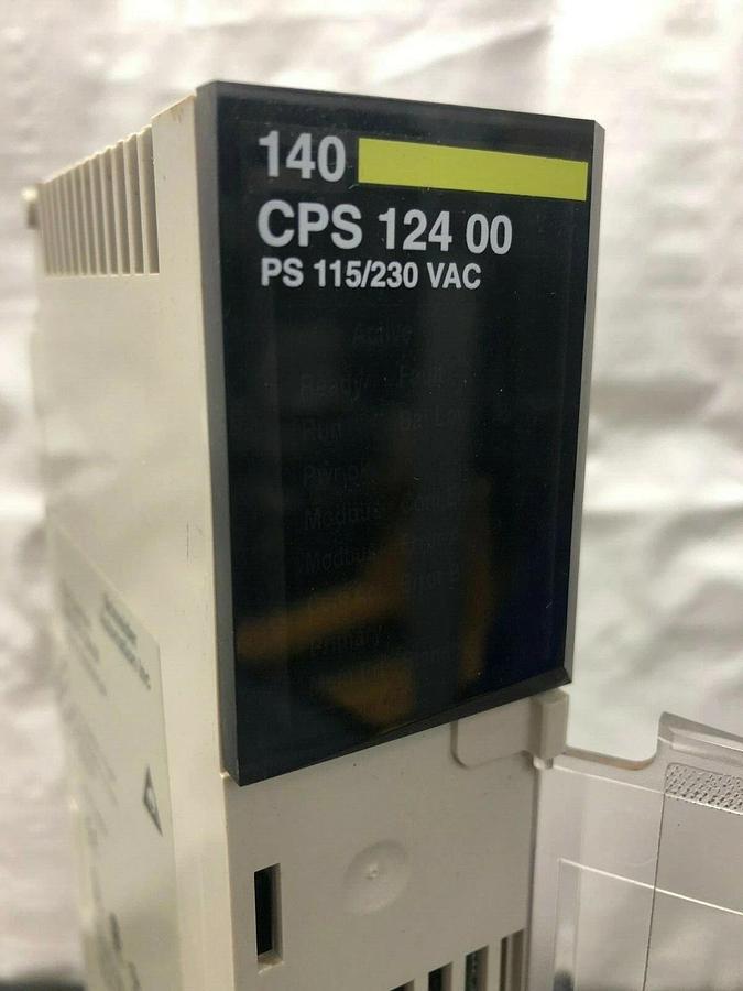 Used Schneider Electric 140-CPA-123-00, TSX Quantum AC Power Supply