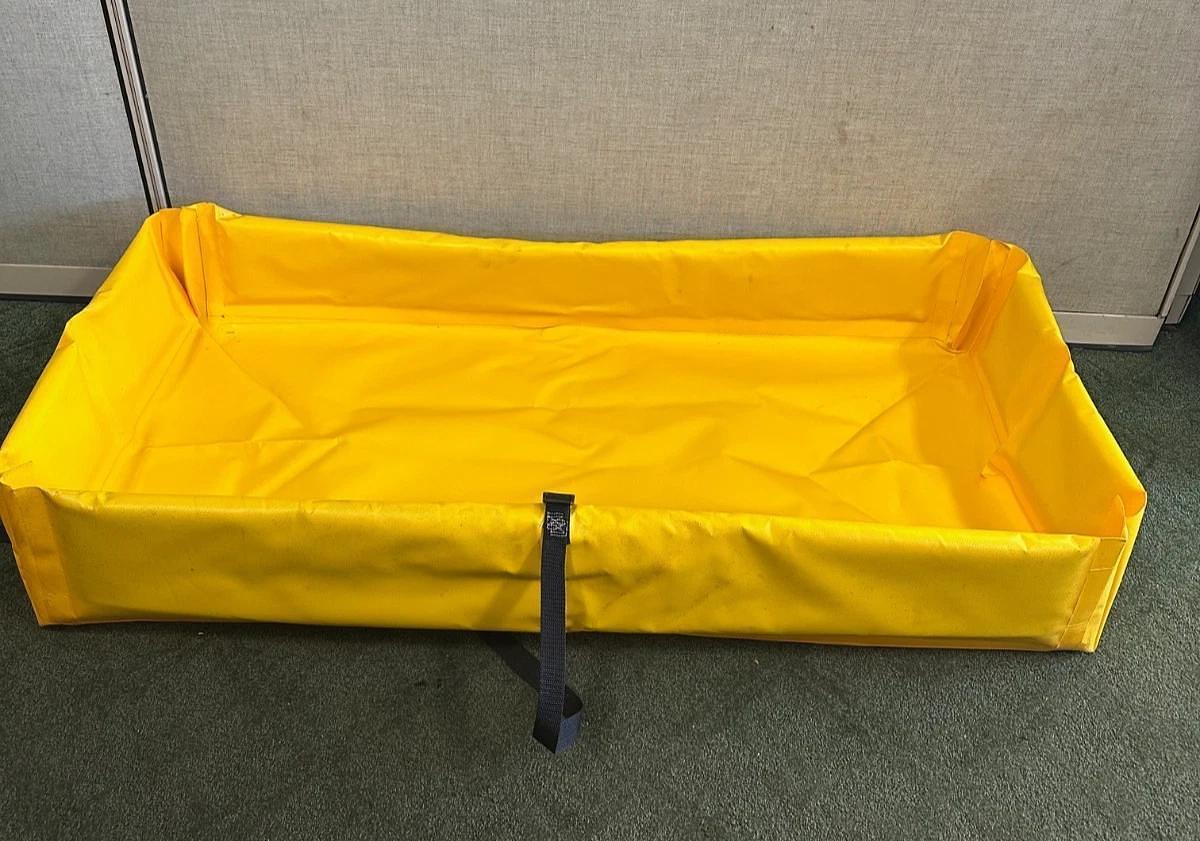 Used Enpac 5624-YE-F Folding Duck Pond, Spill Containment Berm