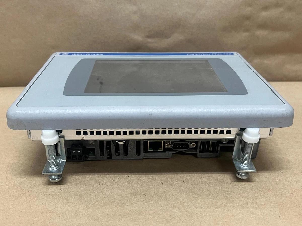 Used Allen Bradley 2711P-T7C4D8 PanelView Plus 700 w/ 2711-RP8D Ser A Logic Module