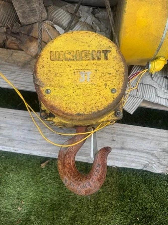 Used Acco 532-20-10486 Electric Hoist, 6000 lbs/3 Ton Capacity