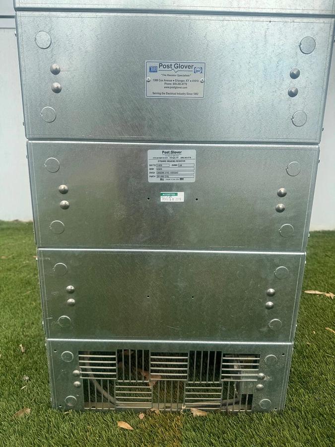 Used Post Glover DB5D98-31K0-14500AA0, 5.9 OHMS, 31,000 W Dynamic Braking Resistor