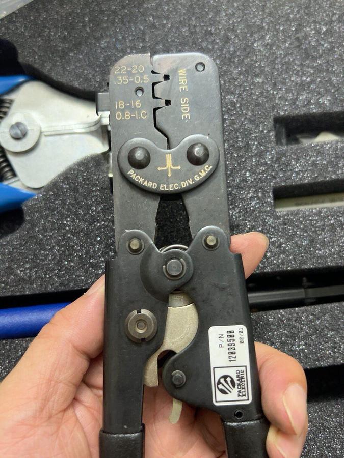 Used AMP Tyco 35442-1 Pneum Hd Assy 356442-1 Tool Hold Assy 356438-1 Small Cam Assy