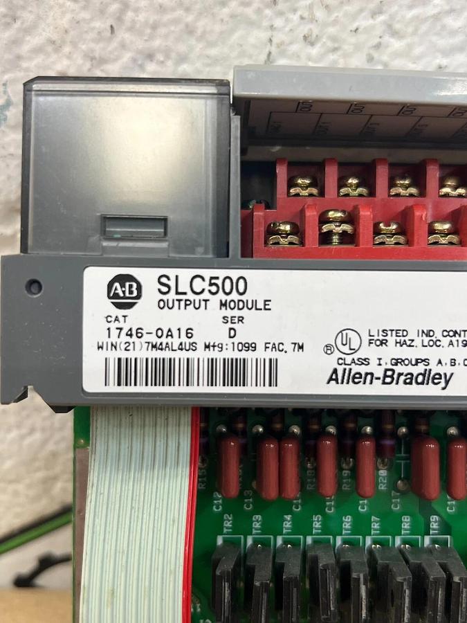 Used Allen Bradley 1746-0A16 SLC 500 Output Module