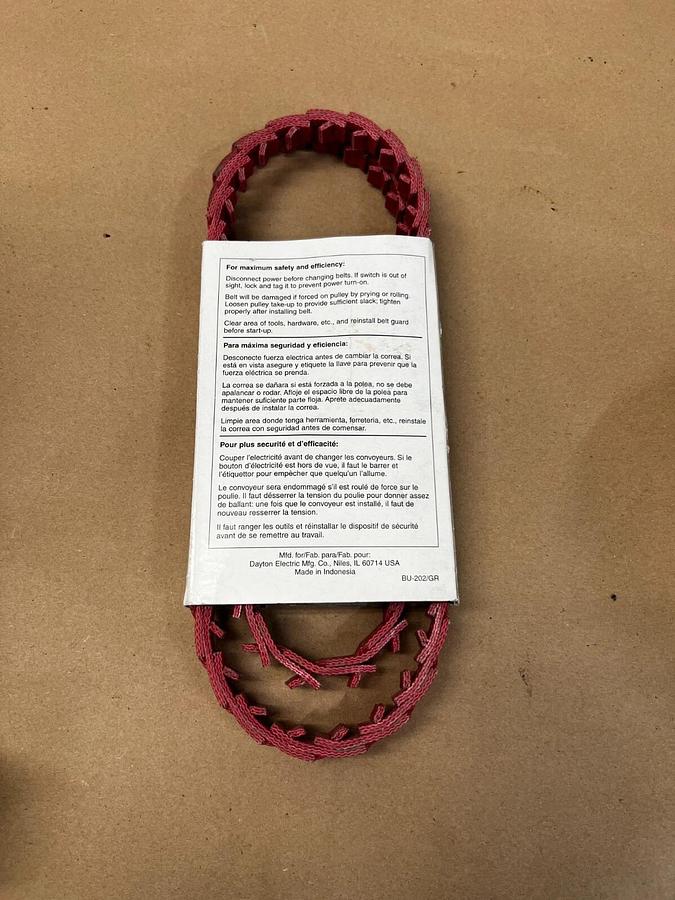 Used Dayton 3X472G Premium V-Belt