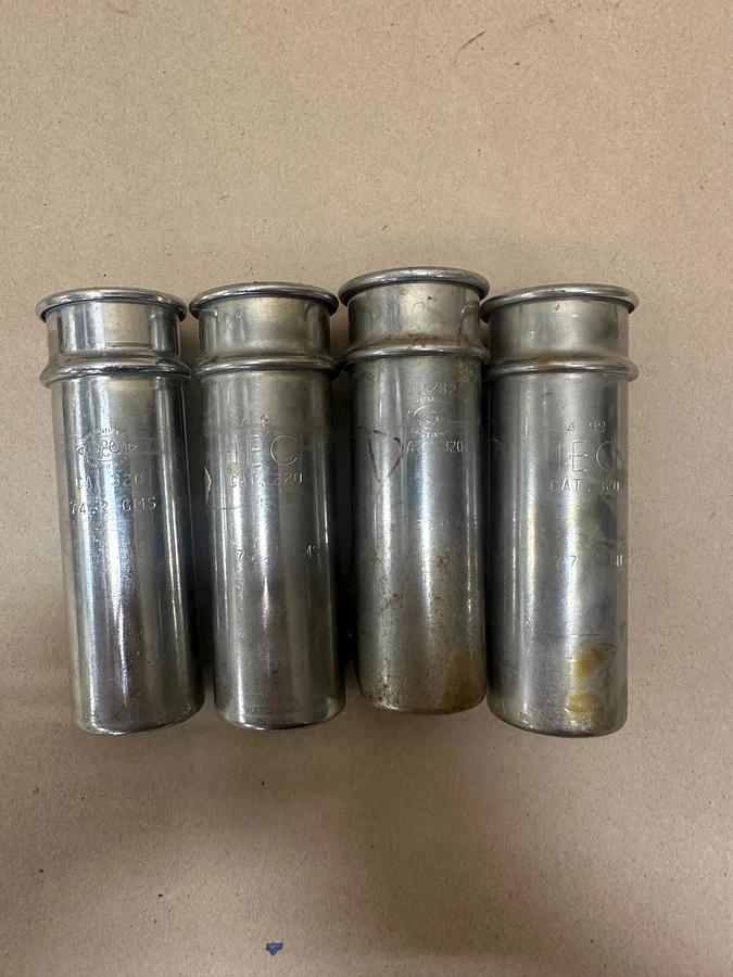 Used IEC Cat. 320 Stainless Steel 77.0 GMS Centrifuge Rotor Tube - Lot of 4