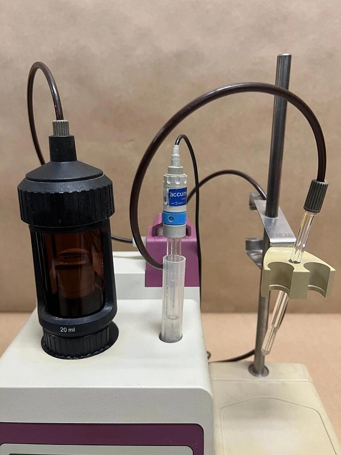 Used Schott RS-232-C TitroLine Alpha Automatic Titrator, TM 125 Mag Stirrer