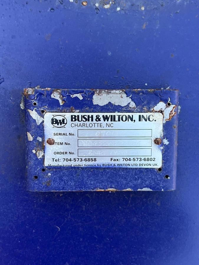 Used Bush & Wilton 69013 Diverter Inside-Inside: 14”, Outside-Outside: 20”