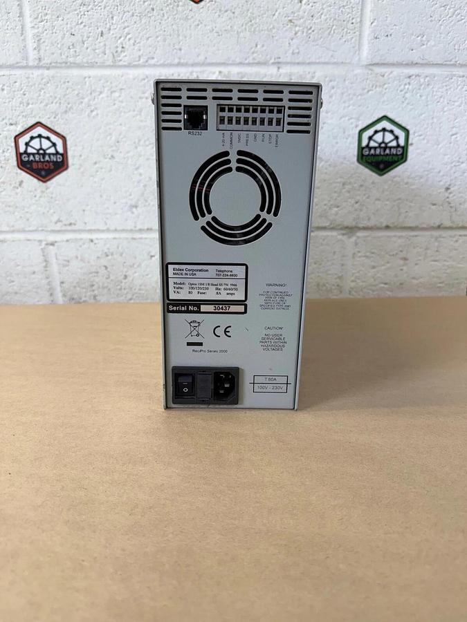 Used Eldex Corp 5966 Optus 1SM, Pressure Metering Pump, 1/8 Head, 0.003 to 5 mL/min