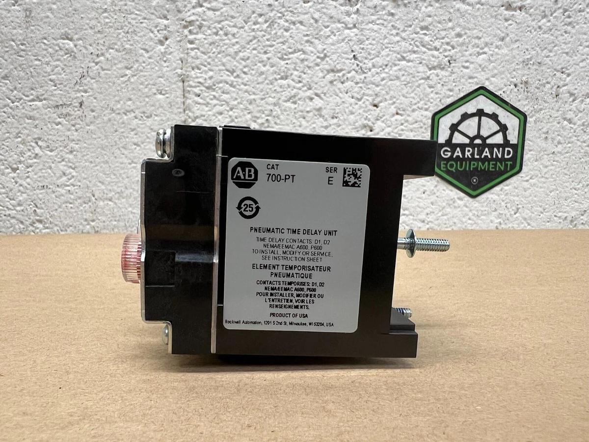 Used Allen Bradley 700-PT Ser. E. Pneumatic Time-Delay Attachment