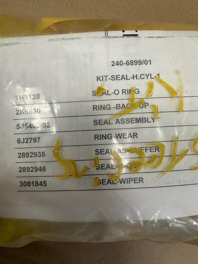 Used CAT 2406899 Hydraulic Cylinder Seal Kit *FACTORY SEALED NEW*