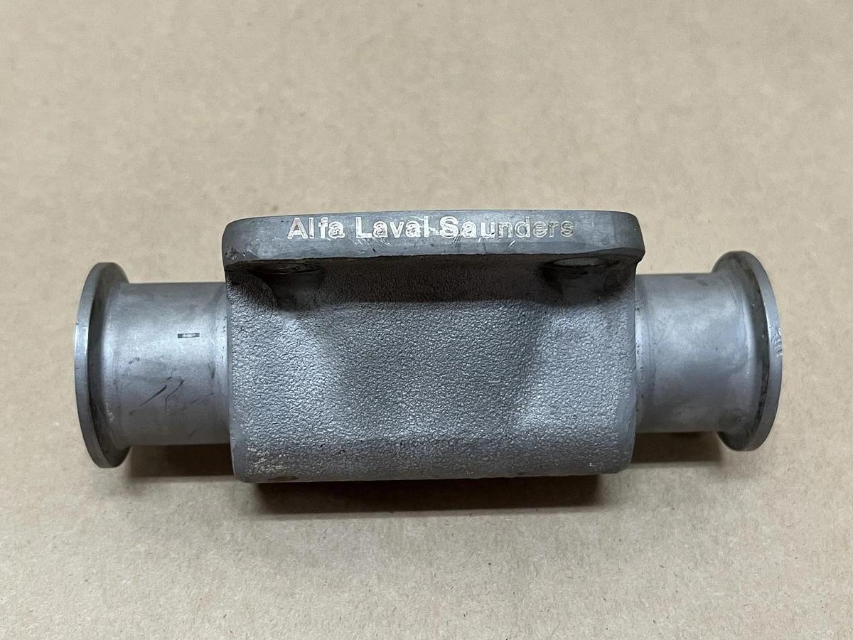 Used Alfa Laval Saunders 183915/003/014 DN40, PN16, 316L, 1-1/2" Diaphragm Valve Body